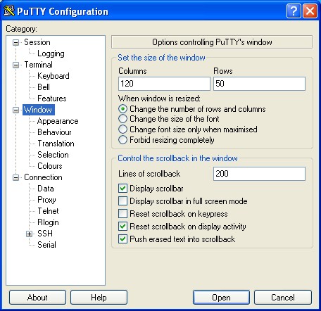 use xming with putty