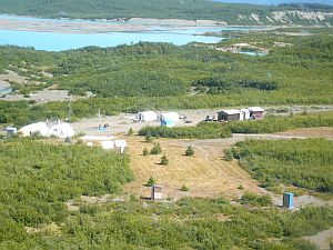Bering Glacier camp