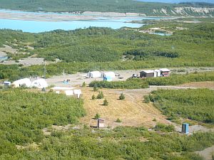 Bering Glacier camp 