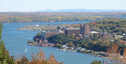 Michigan Tech campus view July 2002.