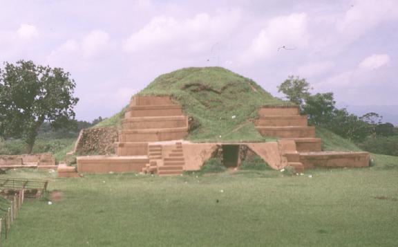 San Andres ruins, a ceremonial center associated to Joya de Ceren