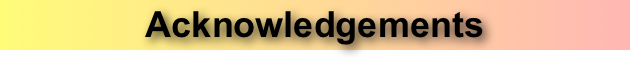 Acknowledgements
