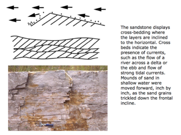 cross bedding diagram